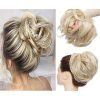 Messy Bun příčesek do vlasů s gumičkou, popelavá blond a bleichblond