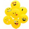 Párty  balónky 100 kusů, žluté s emotikony