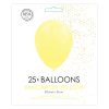 Fiësta – Ballonnen – 25st – macaron geel – Ø 30cm