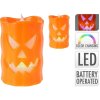 LED SVÍČKA MĚNICÍ BARVU 9X6CM HALLOW.