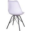 Jídelní židle Nora bílá/černá  Nové zboží