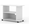 TV stolek Hardy bílý