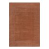 Koberec Textured Wool Border v cihlové barvě 160x230 cm