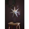 Hvězda GLITTER, E14, 6 W, stříbrná, 65 x 45 x 16 cm  Nové
