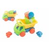 Auto na písek s doplňky plast 16cm 2 barvy, MIX  Nové, náhodný výběr barvy