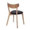 Jídelní židle Arch černá/v přírodní barvě  Rozbale(v)no