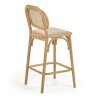 Barová židle Doriane v přírodní barvě