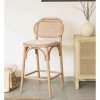 Barová židle Doriane v přírodní barvě