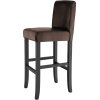 Barové stoličky hnědé 2ks