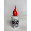 LED hřbitovní svíčka červená s bateriemi, 11,3x 4,3 cm 
