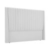 Čelo postele volně stojící, bílé, 200x120 cm  Nové