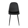 Jídelní židle v sadě Lissy černé 2ks  Rozbale(v)no