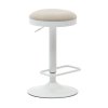 Barové stoličky v sadě Zaib bílé 2ks