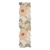 Běhoun Daphne Shaped Floral 60 x 230 cm světle růžový