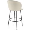 Barová židle Luana krémová/černá 2ks  Rozbale(v)no
