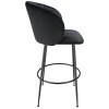 Barová židle Luana černá/černá 2ks  Rozbale(v)no