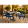 Zahradní židle Hébé modrá 1ks  Rozbale(v)no