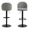 Barová židle Patricia černá/šedá  Rozbale(v)no