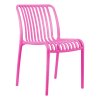 Jídelní židle Glee růžová 6ks