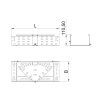 OBO Bettermann 6040708 ohyb (š x v) 400 mm x 110 mm 1 ks kov