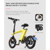 HX H1 Electric Bike Double disc brake system