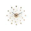 Hodiny ve zlaté barvě Karlsson Sunburst, ø 50 cm