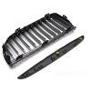 gloss black front grille for bmw e90 e91 2005 2008
