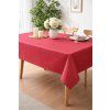 PVC Ubrus 140 x 140 cm červený