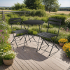 Bistro set Frieda černá