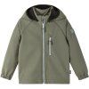 Dětská softshellová bunda Reima Vantti Greyish green, velikost 122 cm