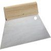 Ozubená špachtle s dřevěnou rukojetí šířka 180 mm špičaté ozubení 1,8 mm