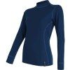 Dámské triko s dlouhým rukávem SENSOR DOUBLE FACE deep blue, velikost M