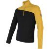 Pánské funkční triko Sensor Merino Extreme zip mustard/černá, velikost L