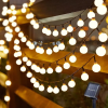 Solární dekorační řetěz BUBBLE 50x LED