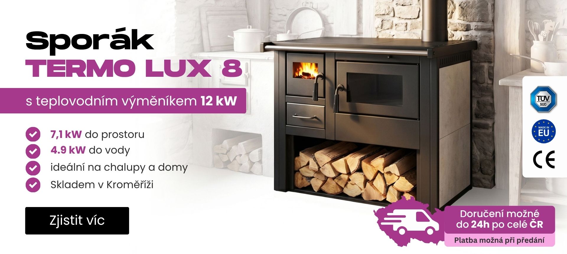 Sporák TERMO LUX 8