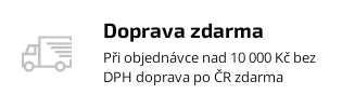 Při objednávce nad 10 000 bez DPH doprava makrolonu po ČR zdarma