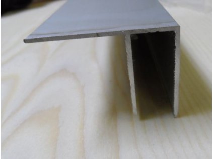 Al "F" profil,tloušťka 10mm,hnědý elox,6 m