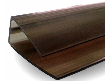 PC "U" profil bronz,tloušťka 16mm,2,1 m