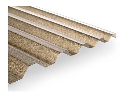 Trapéz,1045x3000mm,bronz,struktura R