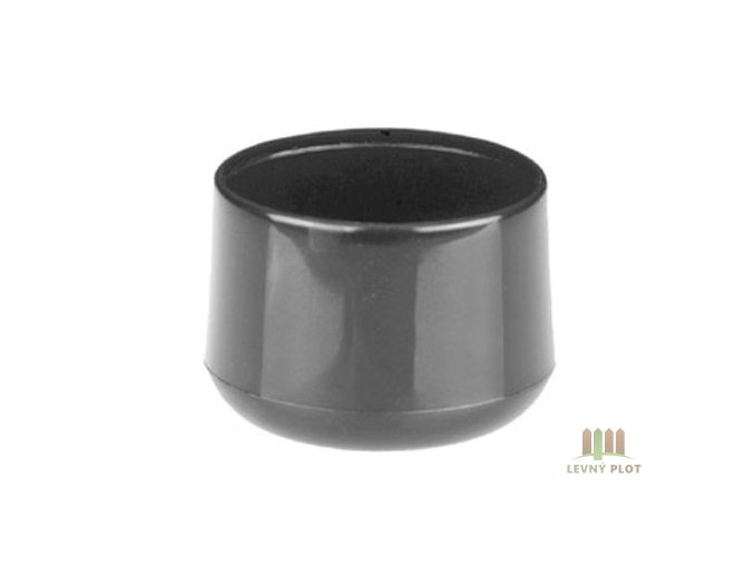 Klobouček sloupkový PVC 43 mm černá