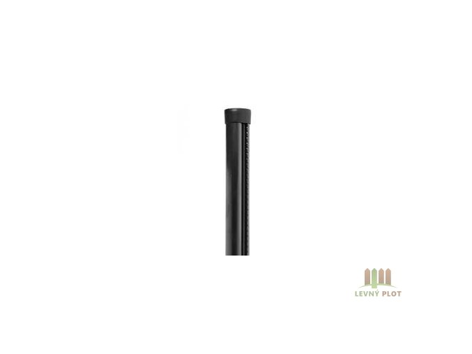 Sloupek s montážní lištou PILCLIP® poplastovaný 48x1,5xrůzné délky, antracit (délka: 2300 mm)