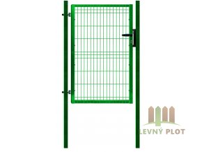 Ideal branka Pilofor š. 1089 mm x v. dle výběru, se zámkem Zn+PVC zelená (Výška v mm: 2045 mm)