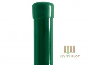 Plotový sloupek poplastovaný Zn + PVC 48x1,5 mm, různé délky, zelený (Délka v mm: 3000)