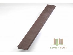 Recyklát palubka132x32mm,1,2m,s perem a drážkou