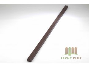 Recyklátový hranol 60x40 mm,2 m ,hnědý