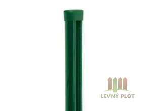 Sloupek s montážní lištou PILCLIP® poplastovaný 48mmx1,5mm x různé délky zelený (délka: 2700 mm)