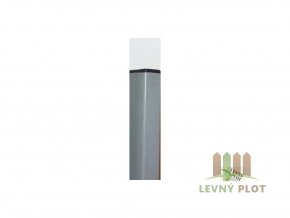 Sloupek DAMIPLAST® 60/60/1,5/1000 Zn+ PVC šedý  vč. krytky