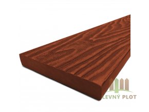 Dřevoplast WPC Premium rovná 85x13, červenohnědá