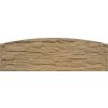 Betonový panel oblouk jednostranný 200x50-66x4 cm - štípaný kámen - pískovec