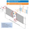 Brána IDEAL II, OKO, šířka 3021 mm x výška dle výběru